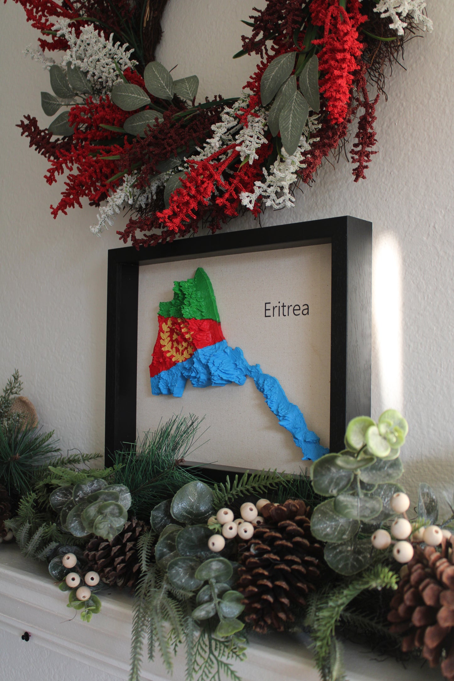 Eritrea 3D map