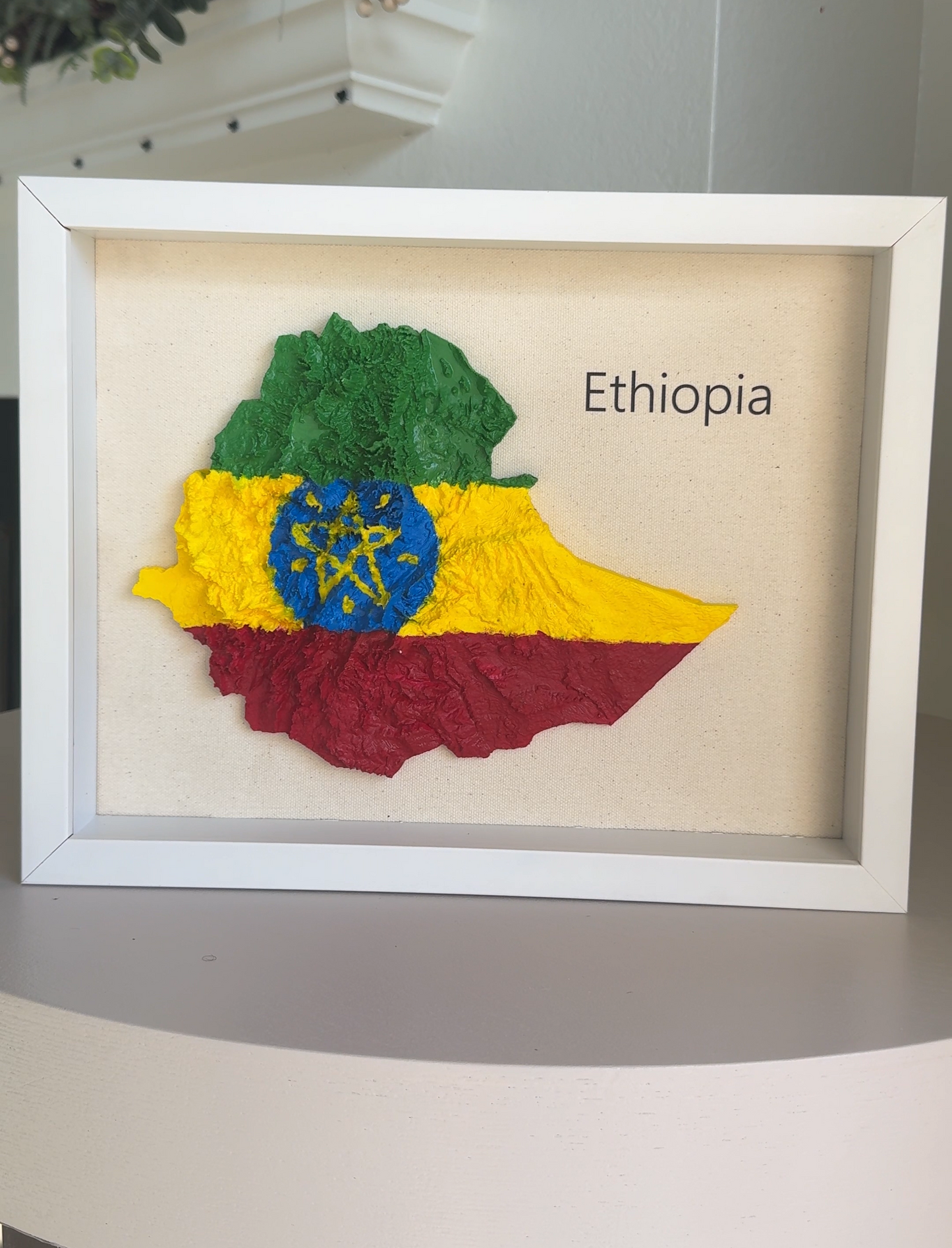 Ethiopia 3D map