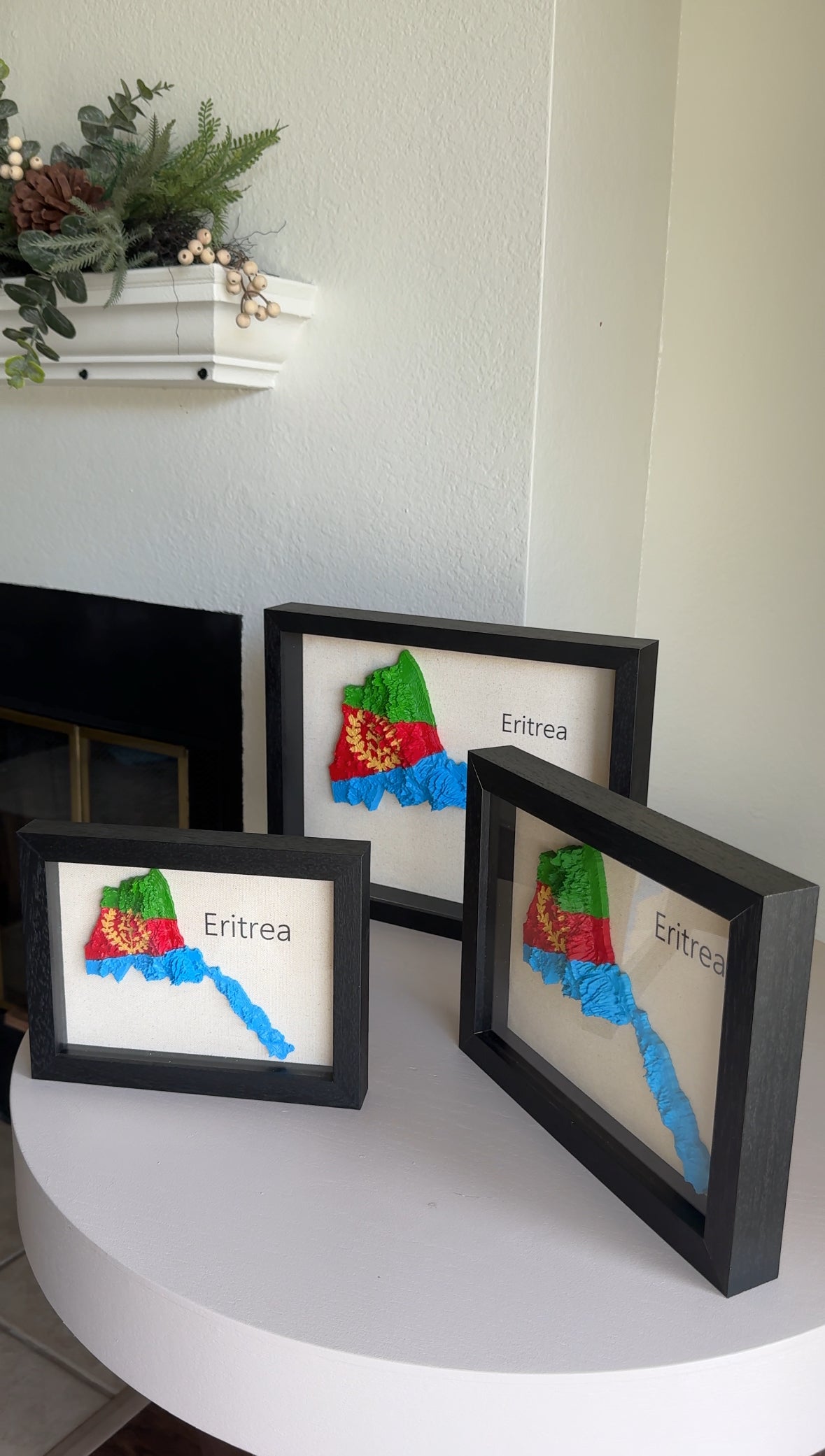 Eritrea 3D map
