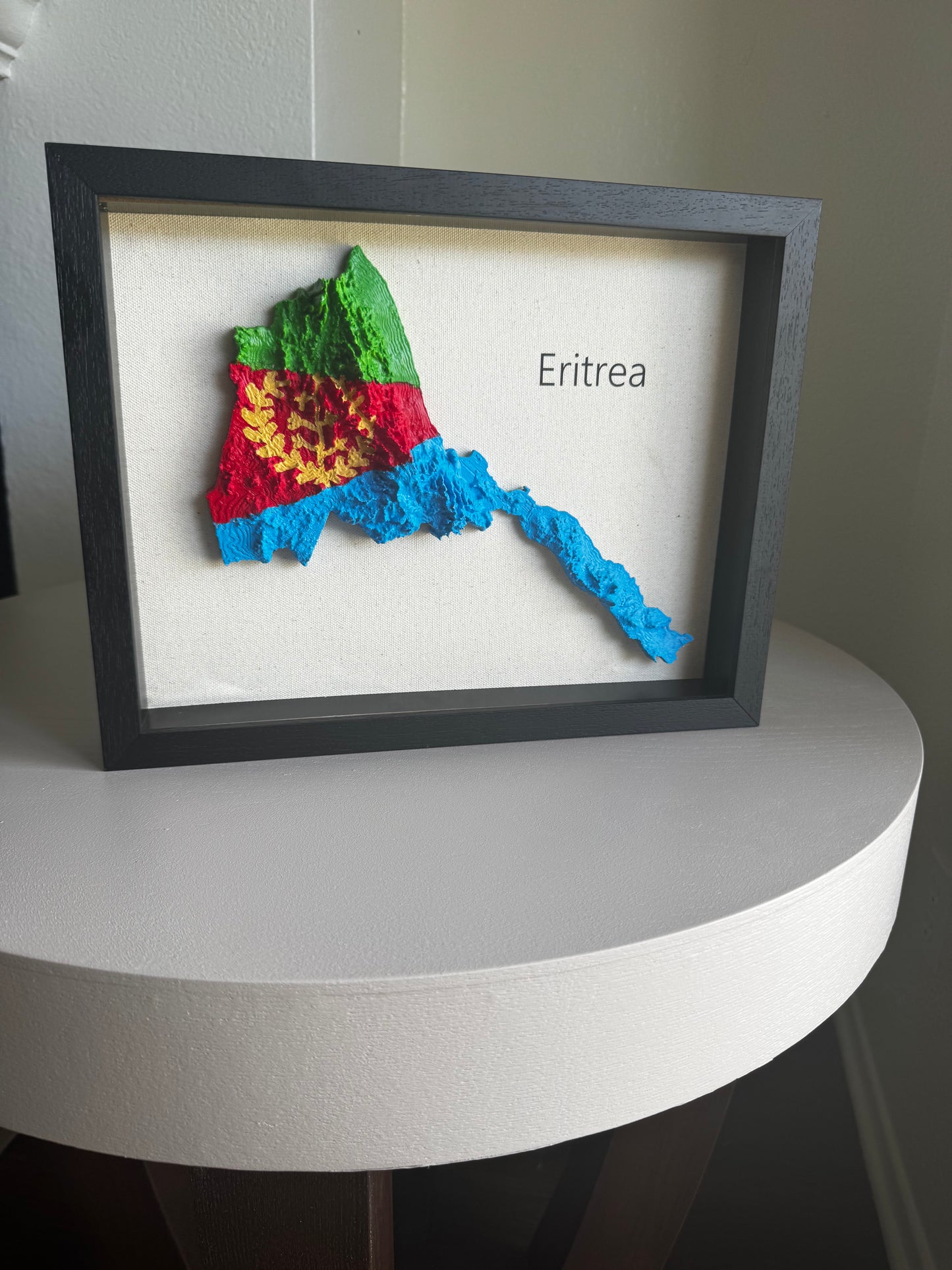 Eritrea 3D map