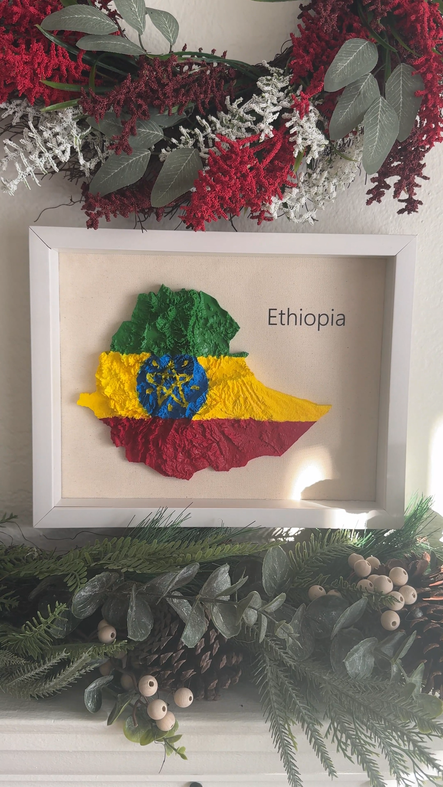 Ethiopia 3D map